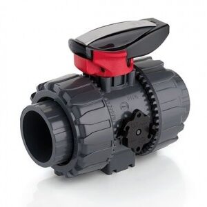 Кран шаровый ПВХ c раструбными патрубками для склеивания d25DN20, PN16